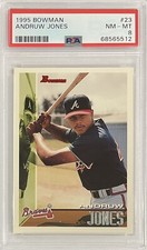 ANDRUW JONES 1995 BOWMAN #23 PSA 8 NM-MT RC - Future HOF