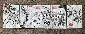 Unread X-Men Schism Sketch #1-5 Complete Set Frank Cho Connecting Variants 2011