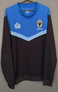 MEN'S AFC WIMBLEDON DONS SWEATSHIRT TRAINING SOCCER FOOTBALL SHIRT JERSEY SIZE M - Picture 1 of 9