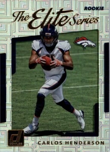 2017 Donruss The Elite Series Rookies CARLOS HENDERSON RC #21 DENVER BRONCOS 🏈 - Picture 1 of 2