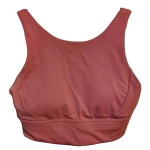 Rylech Sports Bra Womens Pink Rose Size 6 Lightly Lined Racerback Keyhole New - Picture 1 of 2