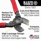 Klein Tools 63215 Cable Cutter, High-Leverage 6.5-Inch Compact, Forged from US M
