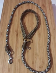 Guinzaglio In Paracord E Corda Ppm Tundra / Coyote Black / Camo fatto a mano - Foto 1 di 4