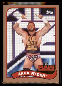 2018 Topps Heritage WWE Wrestling BRONZE Parallel #90 Zack Ryder - Raw - Picture 1 of 2