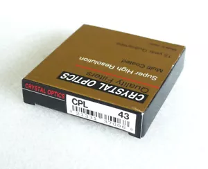 43mm Crystal Optics (Marumi) C-PL Polarizing Filter - Circular Polarizer - NEW - Picture 1 of 4
