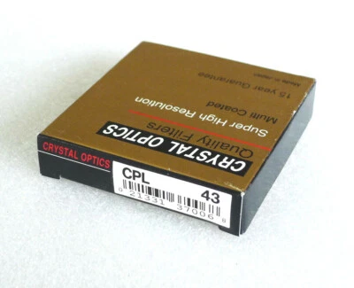 43mm Crystal Optics (Marumi) C-PL Polarizing Filter - Circular Polarizer - NEW - Image 1 of 4