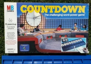Vintage Countdown Board Game 1986 MB Games Retro Word Number Letter Original - Picture 1 of 7