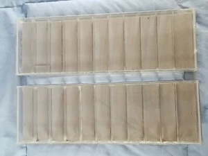 Lot of 2 N Scale Semi Truck Trailer Plastic Display Storage Case 11 Compartments - Picture 1 of 6