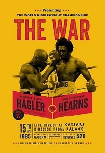 MARVIN HAGLER vs THOMAS HEARNS 8X10 PHOTO BOXING PICTURE THE WAR - Picture 1 of 1