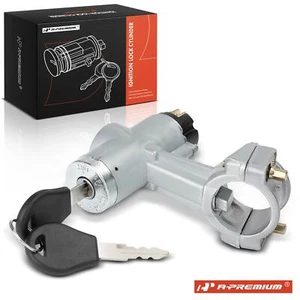 A-Premium Ignition Lock Cylinder Zamak 5 w/ Keys for Nissan Sentra 82-86 Stanza - Picture 1 of 9