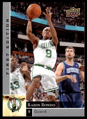 2009-10 Upper Deck First Edition - Rajon Rondo #9 Celtics - Image 1 of 2