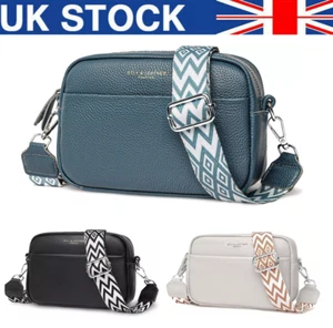 Crossbody Bag for Women, Genuine Leather Women Cross Body Camera Bags Handbag UK - Picture 1 of 27