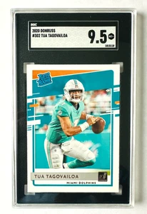 2023-24 Donruss Tua Tagovailoa RC #302 Graded SGC 9.5 Dolphins Rated Rookie! - Picture 1 of 3