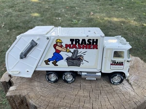 VINTAGE 1988 NYLINT Trash Masher Garbage Trash Truck 1988  13” Metal Muscle Line - Picture 1 of 13