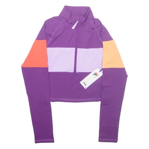 FILA Jaida Girls Pullover Jacket Purple XS - Picture 1 of 6