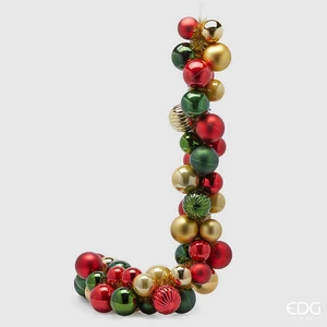 EDG Enzo De Gasperi Festone Weihnachten KugelnMix X 50 L 170 cm D 8 cm D 10 cm Multico - Bild 1 von 1