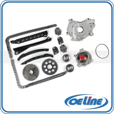 Fit 97-04 Ford F-150 F-250 F-350 E-250 E-350 5.4L Timing Chain Kit w/ Oil Pump — 第 1/4 张图片
