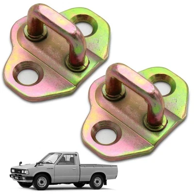 Set Plate Assy Door Lock Striker Latch For Nissan Datsun 720 Pickup 1989 - 1991 Foto 1 de 4