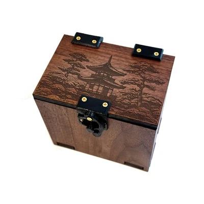 Kamigawa Commander Deck Box, 100+ Cards, Dice Tray, MTG Deck Box Japanese Theme - Image 1 of 4