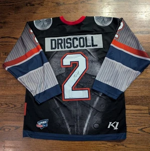 Evansville Thunderbolts 80's Jersey Mens L Hockey Bo Driscoll - Picture 1 of 11