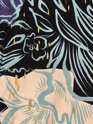 Leggings Lularoe Tween - Nuevos sin etiquetas - Estampado floral geométrico - Negro, verde azulado, púrpura, crema Foto 1 de 3