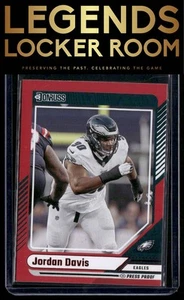 Jordan Davis 2024 Donruss #36 prueba de prensa rojo - Imagen 1 de 2