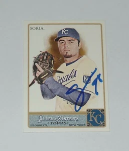JOAKIM SORIA SIGNED AUTO 2011 TOPPS ALLEN & GINTER'S CARD 174 KANSAS CITY ROYALS - Picture 1 of 2