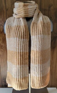 Bufanda a rayas Frye & Co Sparkle Mouline 95x10 OS camel - Imagen 1 de 5