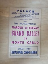 Marquis De Cuevas Grand Ballet De Monte Carlo Rosella Hightower Marjorie Talchif