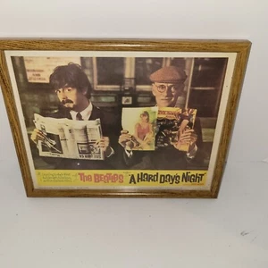 Beatles Hard Day's Night 1964 Original lobby card movie poster Framed - Picture 1 of 9