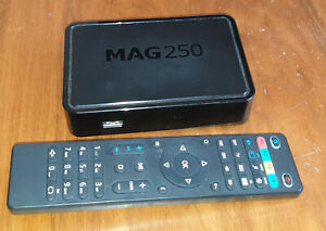 Set-Top-Box Infomir MAG250 IPTV Streamer HD Media Player mit DNK ROM Modmenu 2.0