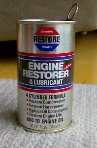 RARO latta lubrificante motore RESTAURO vintage anni 80 AUTOMOTIVE CAN prodotto garage - Foto 1 di 2