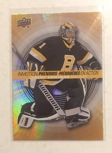 2022 23 Upper Deck Tim Hortons Jeremy Swayman InMotion Phenoms PM-16 Boston