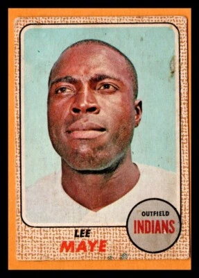 Venezuelan Topps 1968 Lee Maye #94 Cleveland Indians Printed in Venezuela - Image 1 of 2