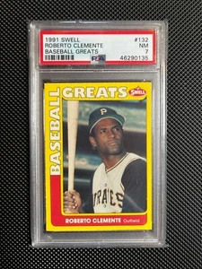 1991 Swell Roberto Clemente Baseball Greats PSA 7 - Picture 1 of 2
