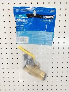 Watts AquaLock LF47BVQC-14 3/4-inch CTS Brass Ball Valve, Push-to-Connect - Picture 1 of 2
