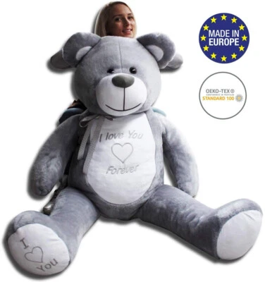 ODOLPLÜSCH Plüsch Teddybär 170 CM BIG XXL Riesen bär Kuscheltier Stofftier Geschenke idee