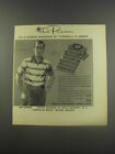 1956 De Pinna Polo Shirts By Turnbull & Asser Advertisement