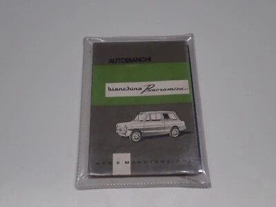 AUTOBIANCHI BIANCHINA PANORAMICA SET LIBRETTO USO E MANUTENZIONE CON CUSTODIA - Immagine 1 di 4