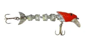 swimbait artificiale snodato pesca spinning luccio bass spigola serra pesce date - Foto 1 di 1