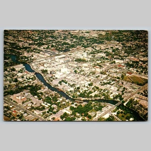 Postcard Ft. Lauderdale Florida Aerial View Cityscape - Picture 1 of 3