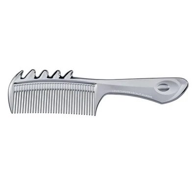 Lovechrome (R) F Scalp-Guasha Argento Cute Cura Viso Cura Capelli Pettine - Immagine 1 di 4