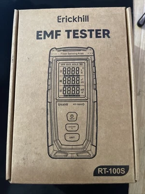 ERICKHILL RT-100S EMF Tester - Professional Electromagnetic Field Meter-NEW