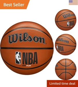 Basketball officiel NBA série DRV - Marron, taille 7, rétention d'air longue durée - Photo 1/12