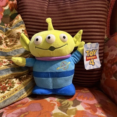  Peluche Disney Pixar Toy Story 4 LGM Space Alien 9" con licencia nuevo con etiquetas Foto 1 de 4
