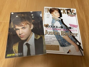 1NROCK Nov 2011 Magazine Justin Bieber Cody Simpson w/Clear File Slight Wear - Picture 1 of 5
