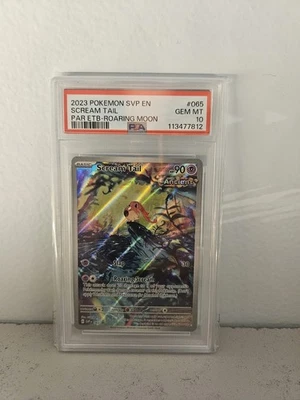 Pokemon Scream Tail 065 Scarlet & Violet Promo Cards Holo PSA 10 Gem Mint  - Image 1 of 2