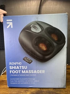 RENPHO Foot Massager Machine W/ 3 Heat Levels For Plantar Fasciitis (No Remote) - Picture 1 of 10