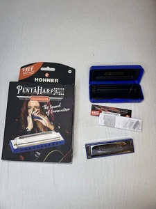 Hohner Pentaharp Harmonica Key Of Cm M2101x Used Boxed Case - Picture 1 of 15