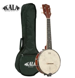 Kala Natural Mahogany Banjo Concert Size Ukulele with Gig Bag - Picture 1 of 4